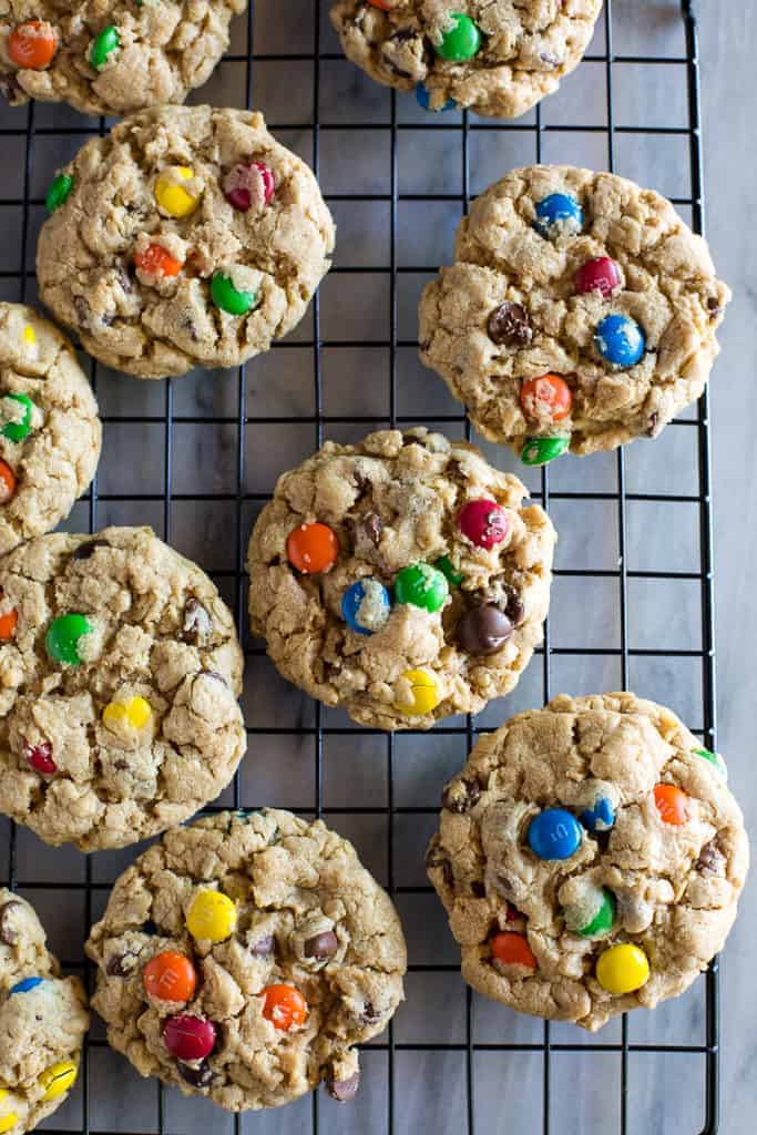 Bake Vibrant Monster Cookies with Peanut Butter, Oats & Candy